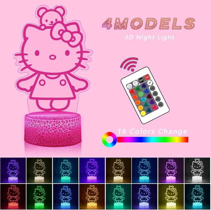 Лампа с коте - 3D