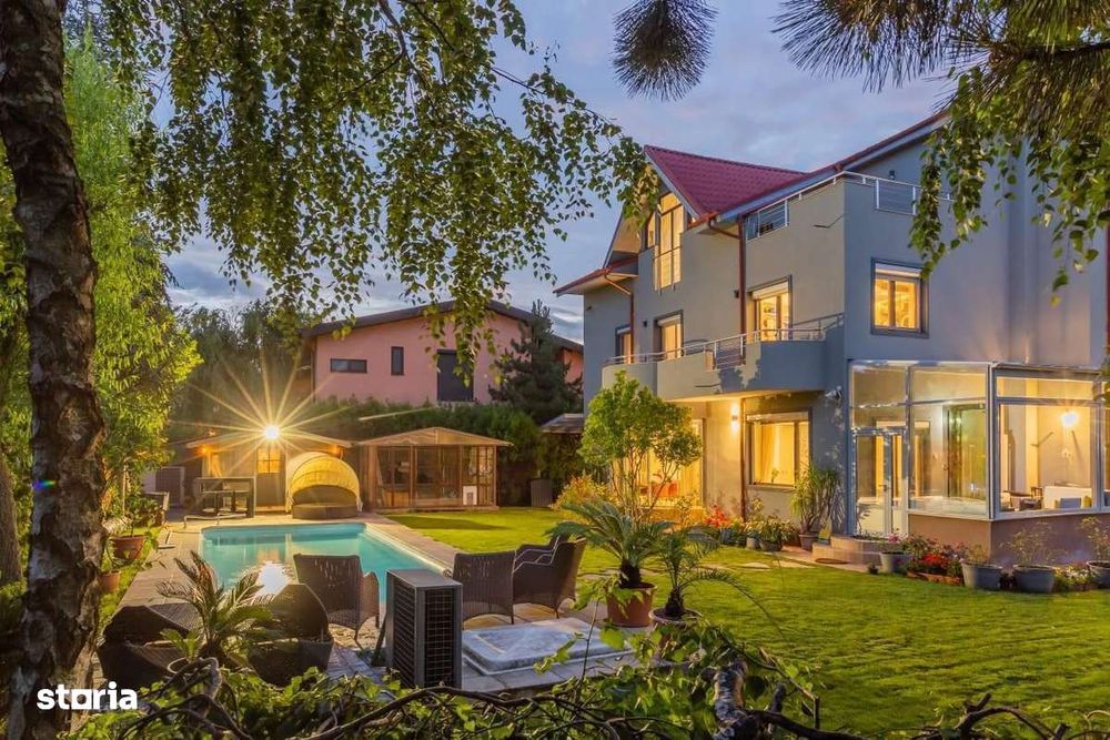 CASA PREMIUM P+1+M - Curte|Piscina|Sera- Bragadiru