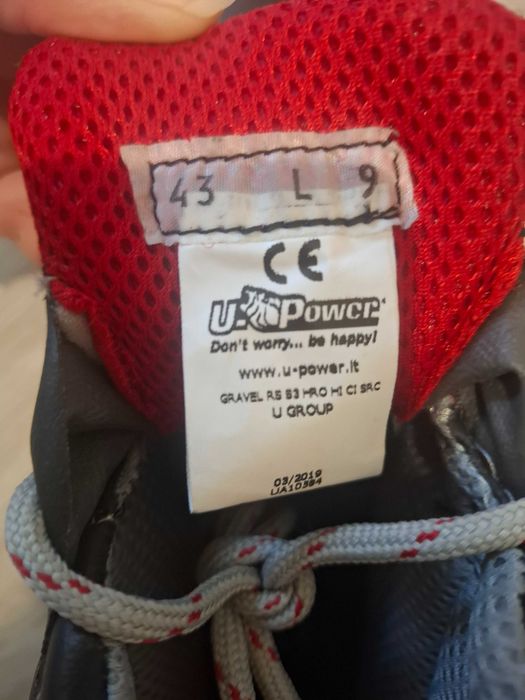 Защитни обувки на U power 43 номер