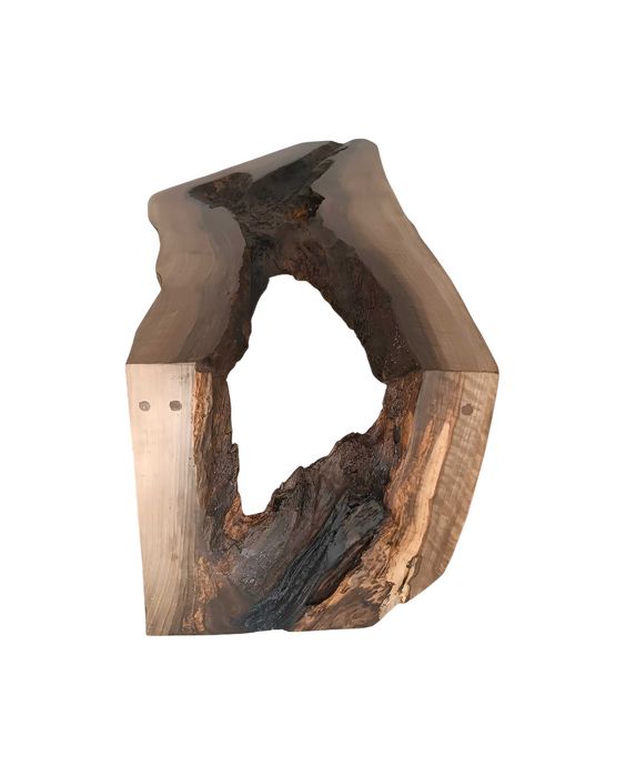 Masa de cafea spectaculoasa lemn masiv de Nuc sculptat manual - Lux