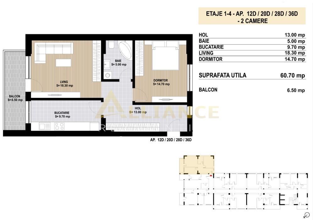 Apartament 2 camere decomandat - Sector 4 - OFERTA LIMITATA - Vedere 4