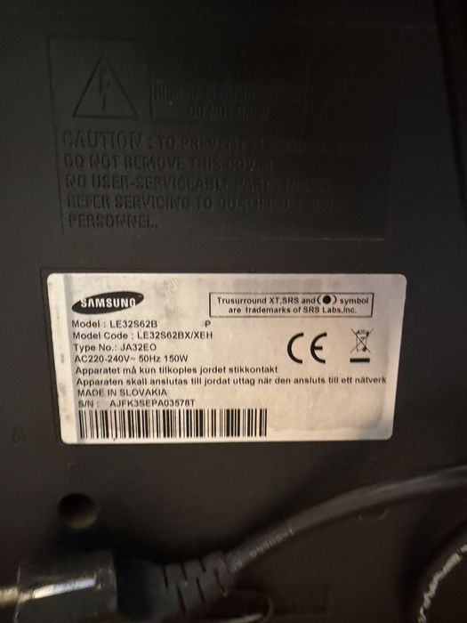 Televizor Samsung 50Hz 150W 81cm Diagonala