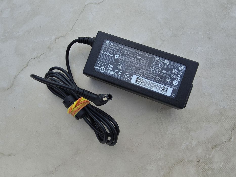 alimentator monitor/TV/soundbar LG 19V 3,42A 65W mufa cu pin
