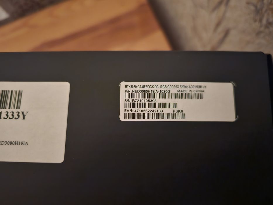 RTX 3080 Palit GameRock Видеокарта