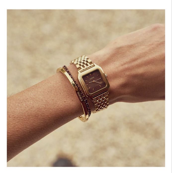 Часы BURKER Macy Gold Burgundy