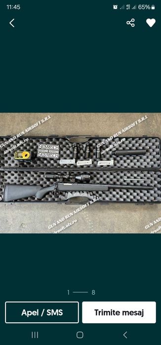 Vand urgent!!!PUSCA M61 4.2j modificata la 5.5[vand sau schimb]j