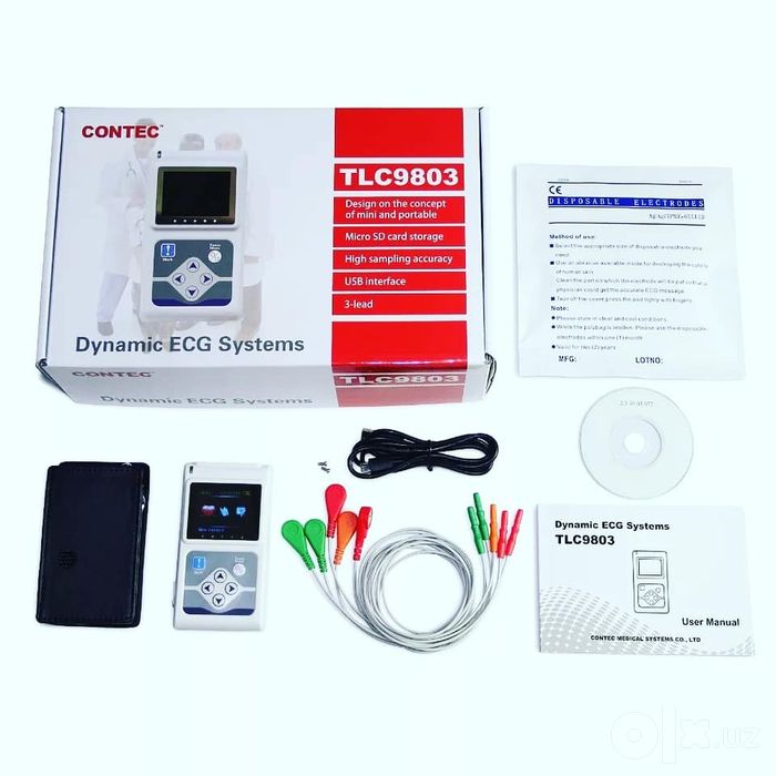 Холтер ЭКГ Contec TLC 9803 Holter monitor 3 канальная