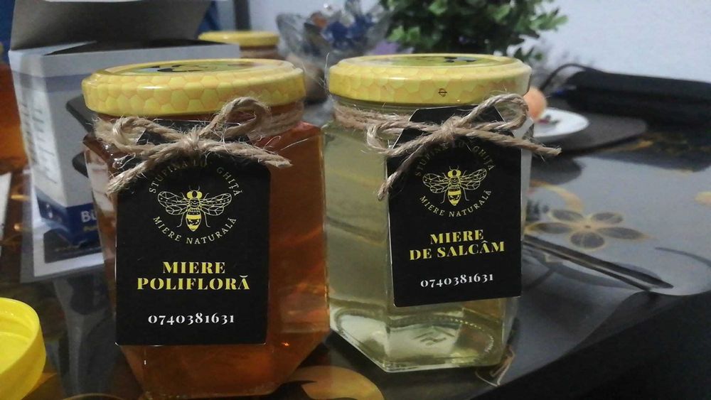 Miere salcâm,polifloră,rapiță 100% naturală