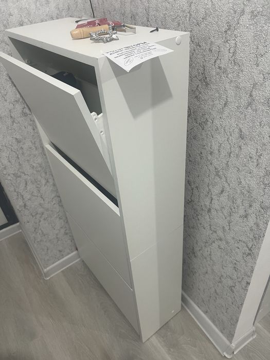 Обувница 55x22x112 см, ЛДСП