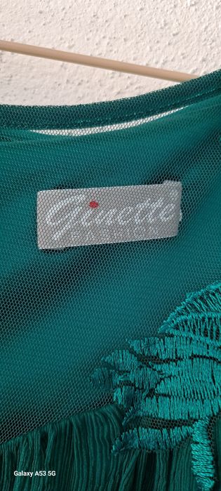 Rochie verde eleganta