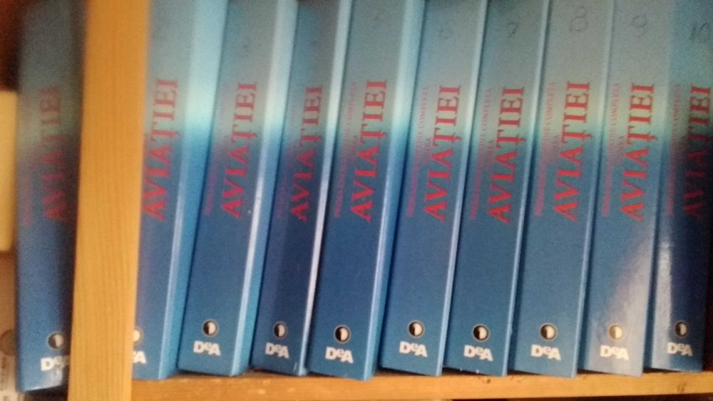 Colectie reviste "Prima enciclopedie completa LUMEA AVIATIEI"