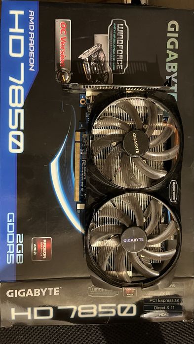 Видео карта Gigabyte 7850 2 GB OC