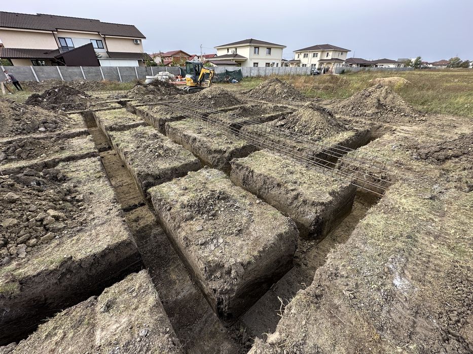 Amenajari parcari, drumuri, sapaturi fundatii, decoperte