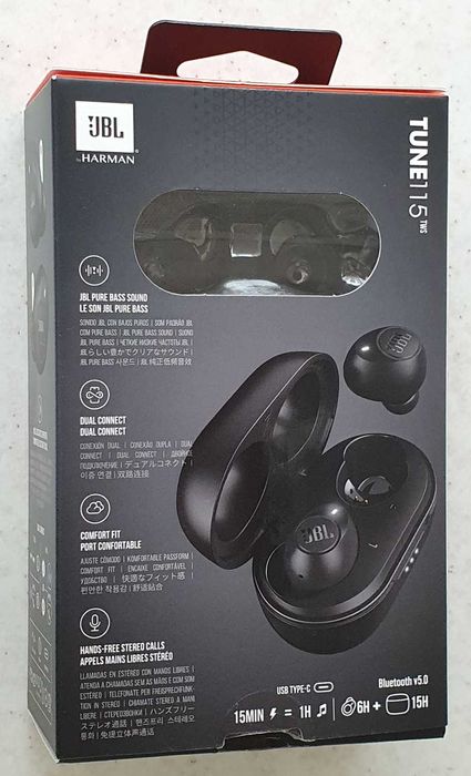 Безжични слушалки с микрофон JBL - Tune 115