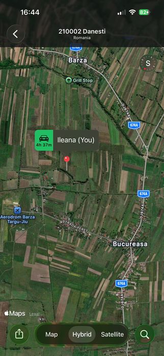 teren de vanzare comuna Danesti satul Bucureasa, Gorj 38.468 mp