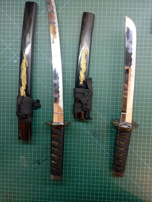 Модель японских ножей вакидзаси