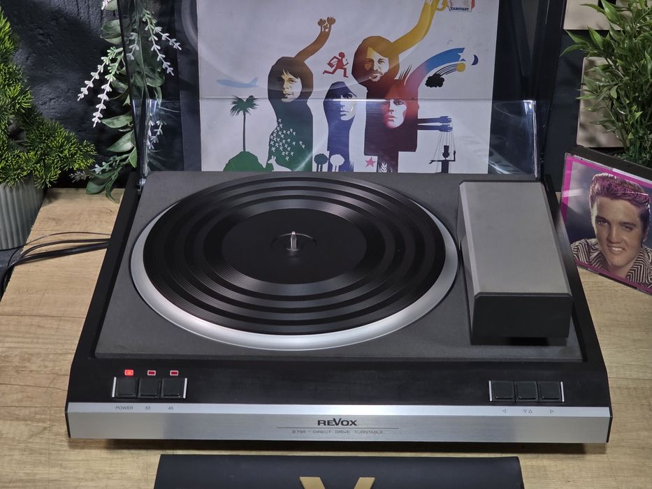 Pick-up REVOX  B-795, full automatic  direct drive, doza ELAC  DN-795E