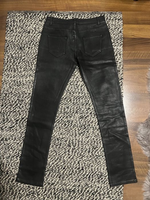 blugi waxed rick owens detroit cut marimea XL
