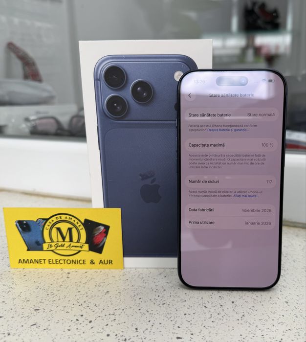 iPhone 17 Pro 256GB Ca Nou  | Factura | Garantie