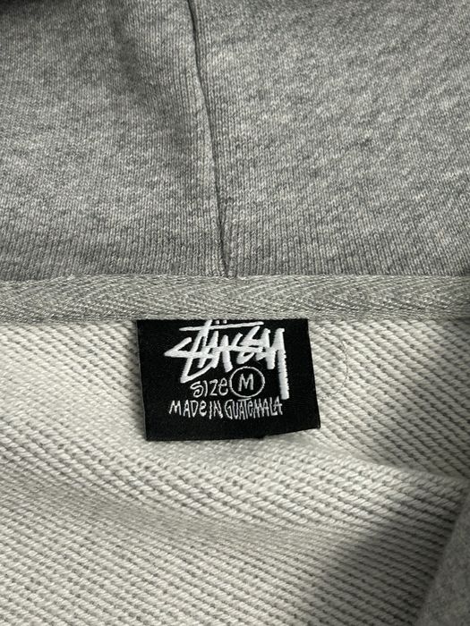Stussy сив суичър с цип