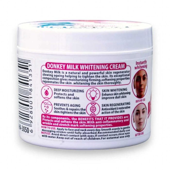 Избелващ и хидратиращ крем за лице,магарешко мляко Fruit of the Wokali