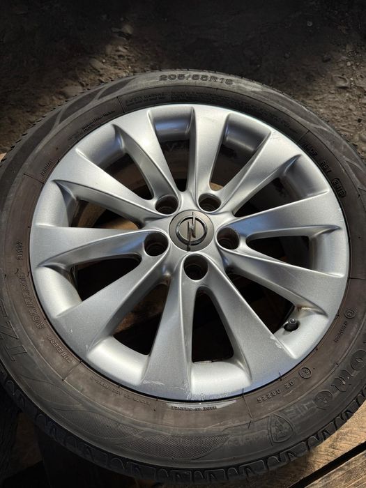 Jante originale Opel Meriva Astra H Zafira B cu anvelope 205/55 16