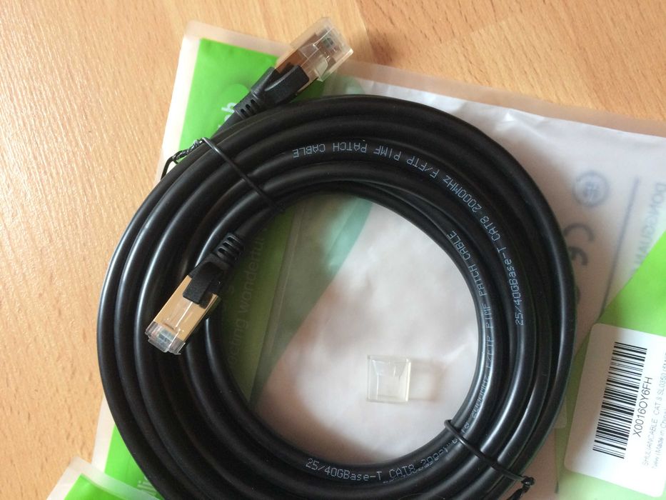 Cablu de net 5m doua parti la fel