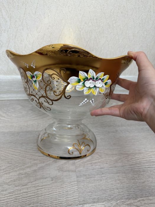 Фруктовница ваза Богемские