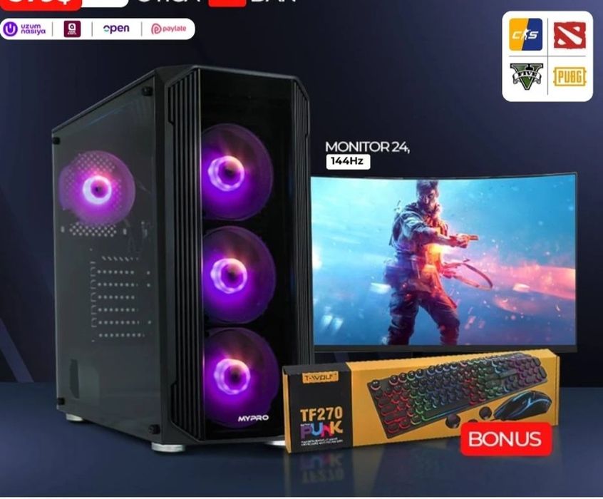 Gamin kompyuter RGB keys