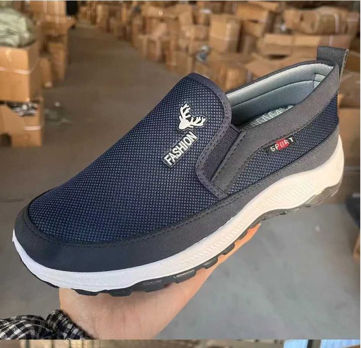 Pantofi sport barbați albastru inchis, noi, comozi, marimea 44