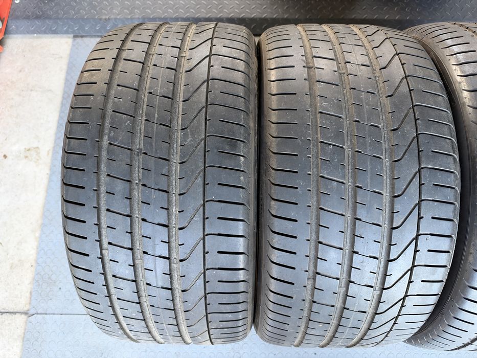 4бр. Летни Спорт-Пакет Гуми С Борд *N0* 285/40ZR/21 и 315/35ZR/21 -PIRELLI- DOT:0423+1923- 6.8мм+6.7мм.