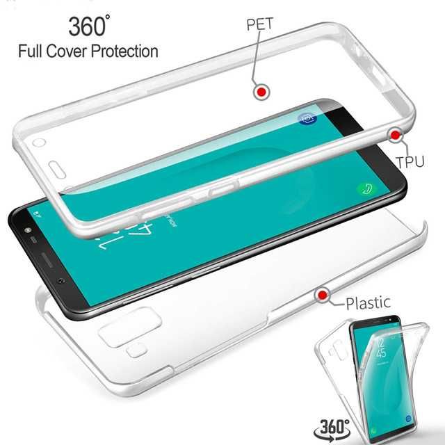 Husa CRYSTAL 360° fata + spate pentru Samsung Galaxy  S6 / S7