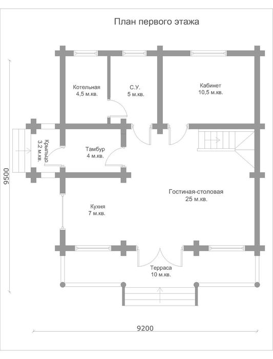 Продам сруб дома