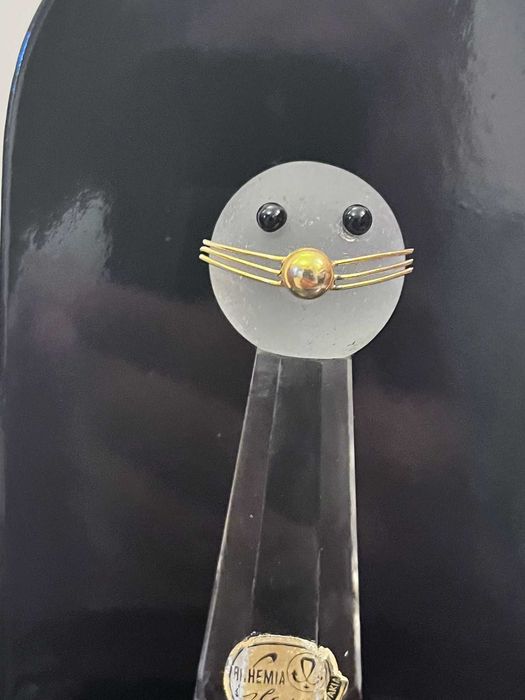 Bibelou bibelouri cristal BOHEMIA vechi marcat deosebit