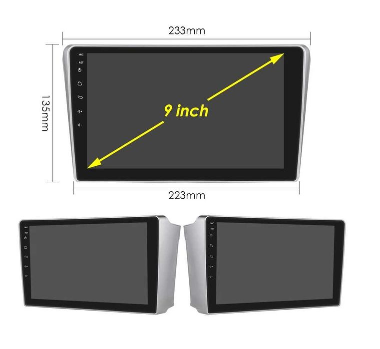 Мултимедия 9" Android 14 за Toyota Avensis II T25 навигация CARPLAY