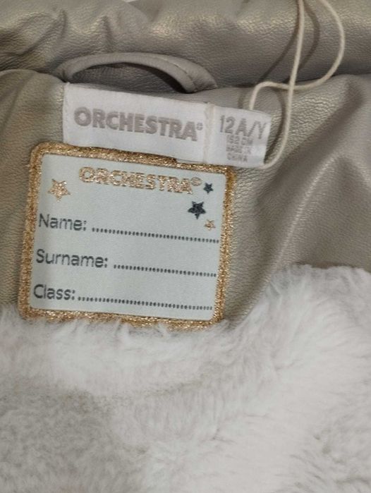 Куртка кожаная для девочки 9-10 лет