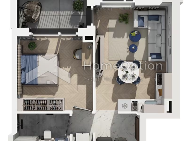 Продава се Двустаен апартамент в Бургас, Изгрев - 62 кв.м за 2429 €/кв.м - Снимка #3