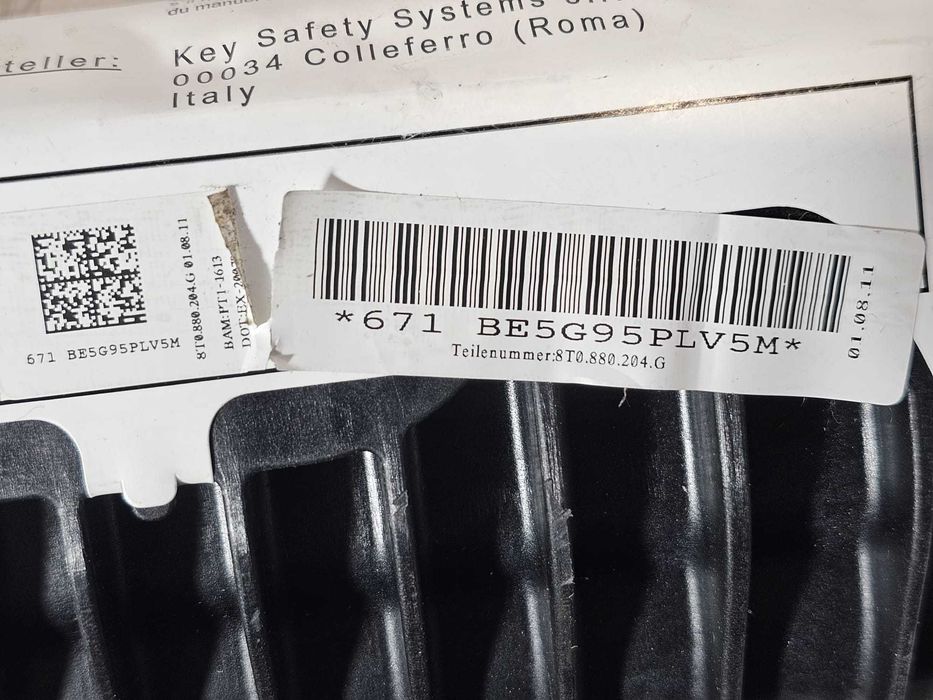 Airbag pasager bord Audi A5 Sportback 8T / A4 B8 2011 2.0 TFSI 132kW Cod OEM: 8T0880204G (5F3)