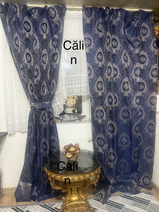Vând draperii noi gata cusute cu rejansa