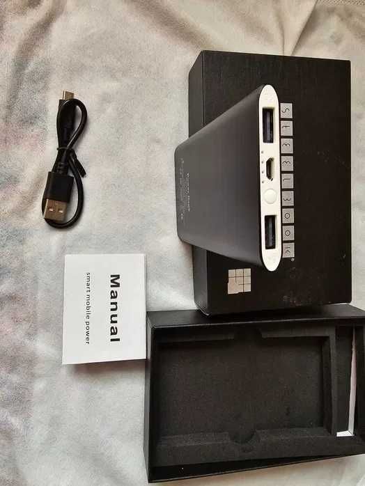 Power Bank (преносима батерия) + Мини прахосмукачка за кола