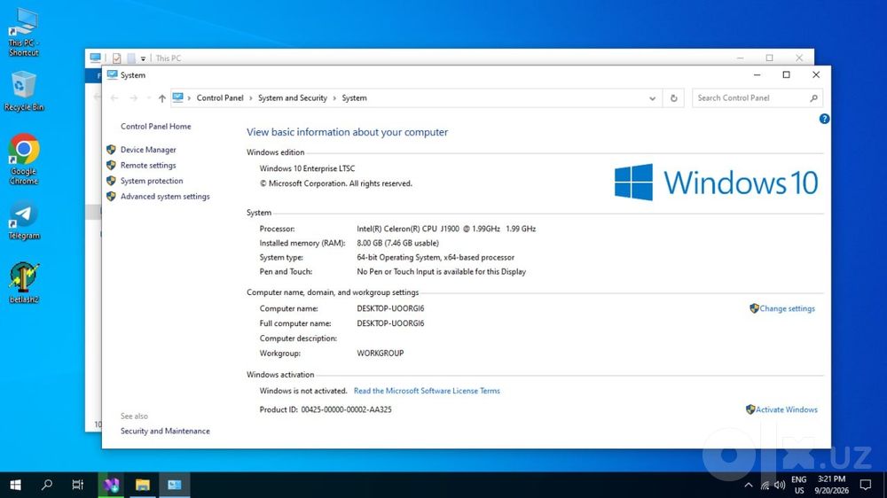 Avtech celeron 8gb+128SSD kopyuter