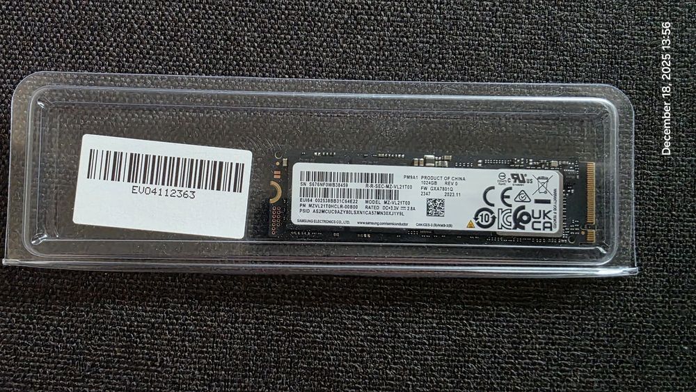 SSD nvme Samsung PM9A1 1TB, PCI Express 4.0 x4, M.2 2280 bulk nou