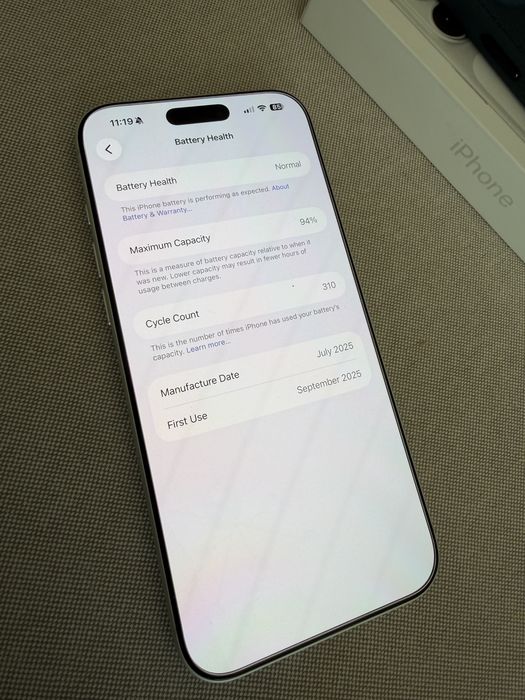 Iphone 17 pro max 256gb