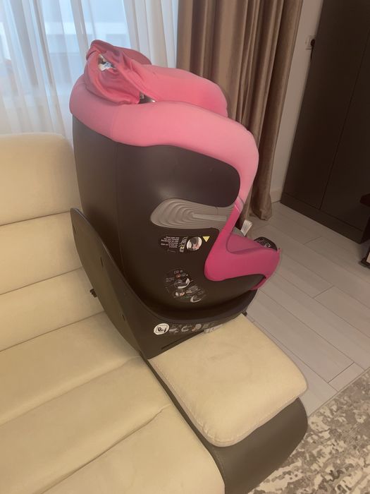 Scaun auto Cybex Sirona S I-size cu rotire 360• , de la 0-18 kg, Roz