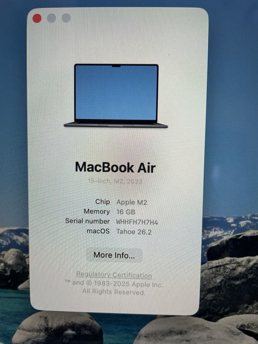 MacBook Air 15 ‘ 16RAM / 512 SSD Като Нов