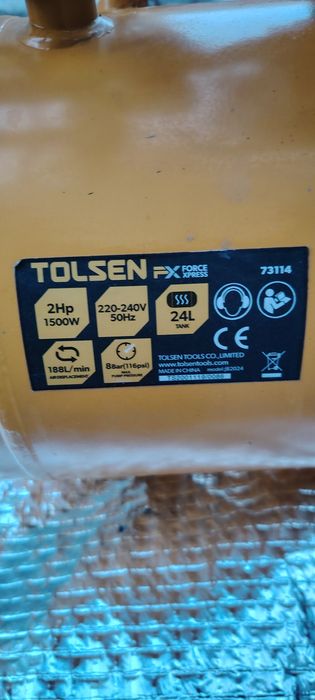 Compresor Tolsen Bunus furtun și pistol