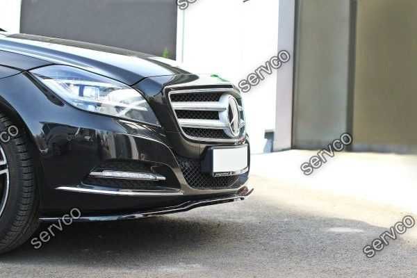 Prelungire splitter bara fata Mercedes CLS C218 2011-2014 v1 Maxton