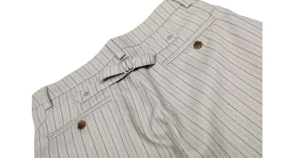 Бэгги брюки в полоску 3хл