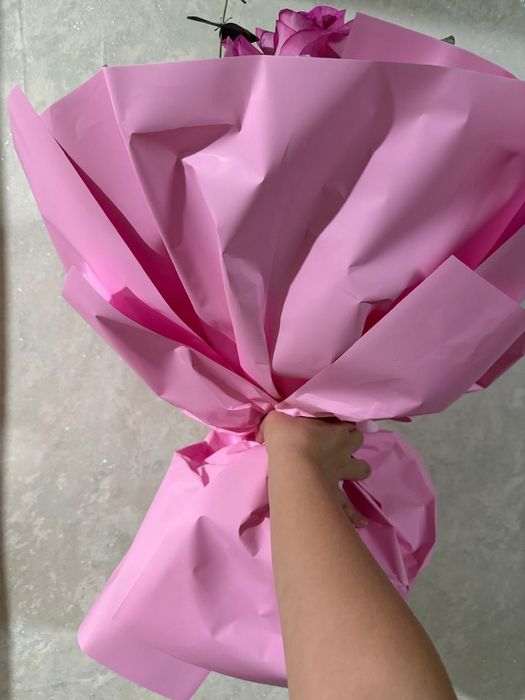 Букет из гортензий и роз