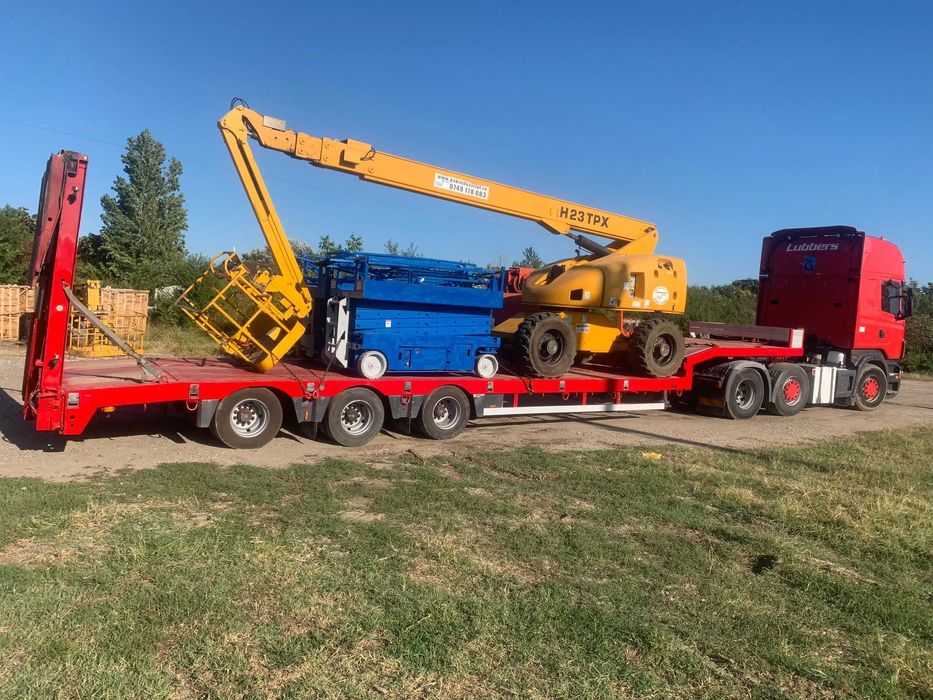 Transport utilaje agricole si construcții - trailer agabaritic